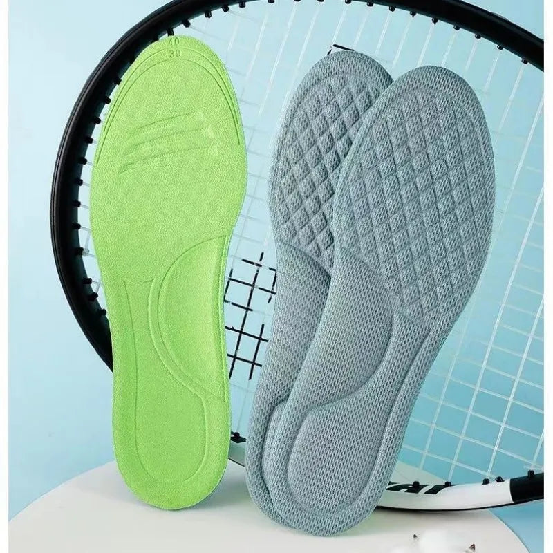 Summer Deodorant Sports Insoles for Shoes Sweat-absorbing Breathable