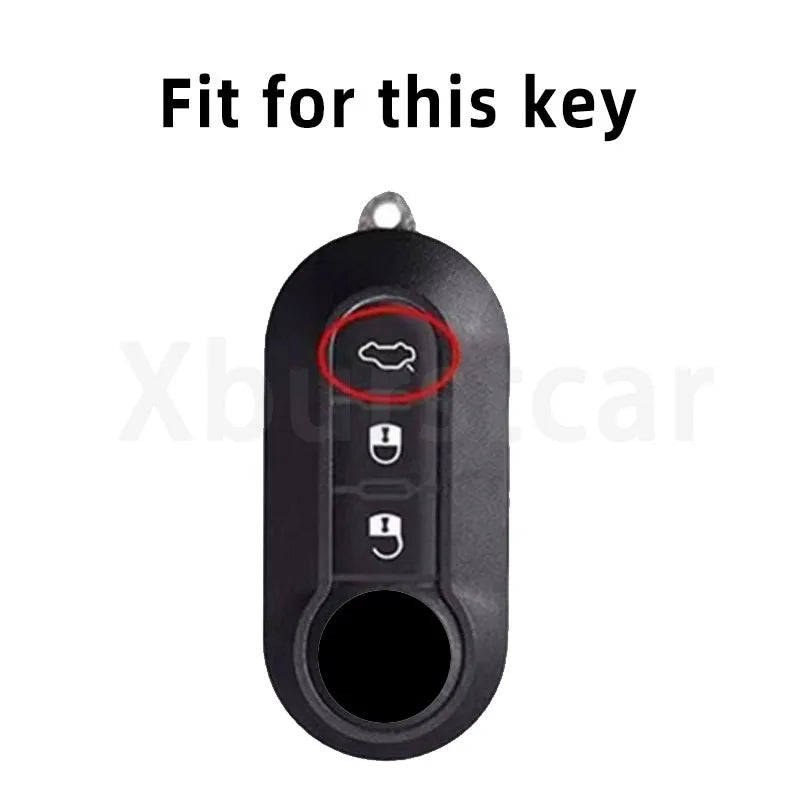 3 Buttons TPU Car Key Cover Case Remote Auto Folding Flip Key Case for