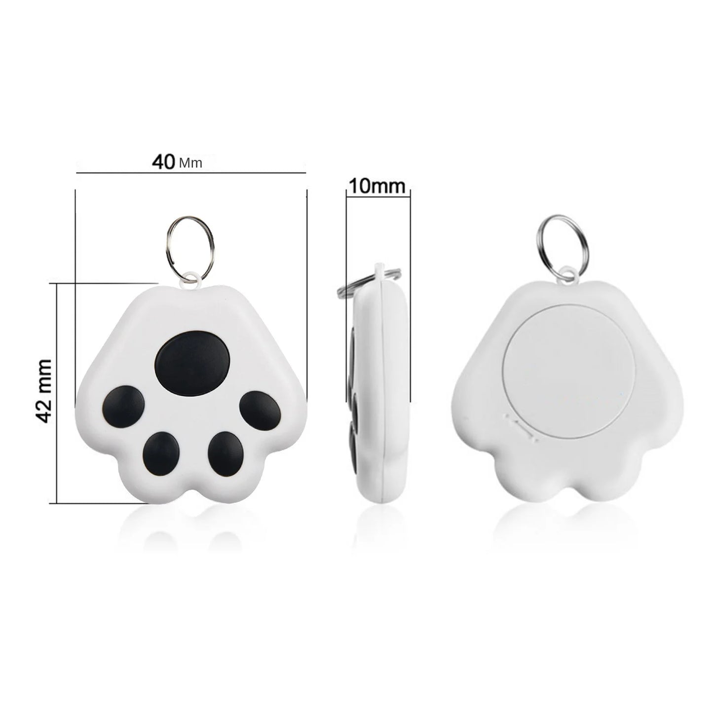 Cat Paw Shape Mini GPS Tracker Bluetooth 5.0 Anti-Lost Device Pet Kids