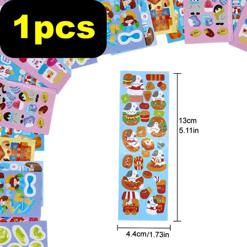Kawaii Stickers for Kids Cute Stationary Aesthetic Diary Decoration