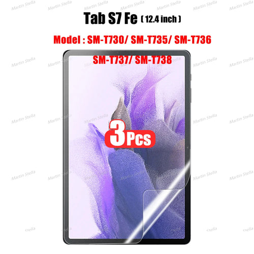 3Pcs Paper Feel Like Screen Protector for Samsung Galaxy Tab S7 S8 S9