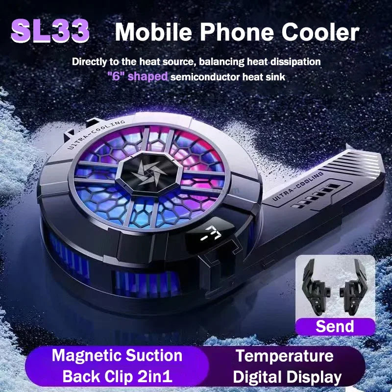 SL33 Mobile Phone Semiconductor Cooler "6"Shaped Semiconductor Cooling