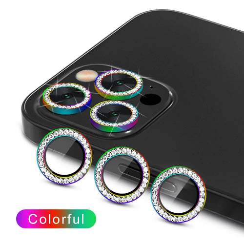 9D Diamond Camera Protector For Iphone 16 Pro Max Camera Tempered
