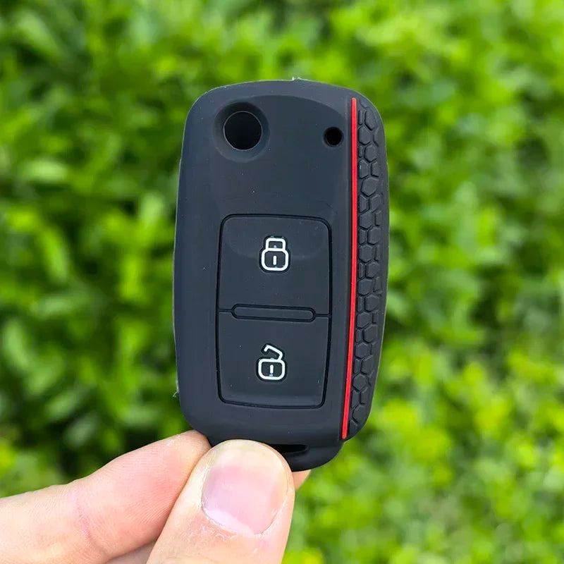 Silicone Car Key Case Key Cover For VW T5 Polo Passat Volkswagen Golf