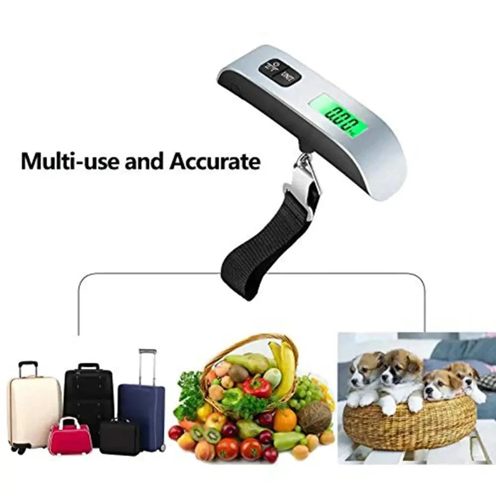 1pcs Portable Scale Digital LCD Display 110lb/50kg Electronic Luggage