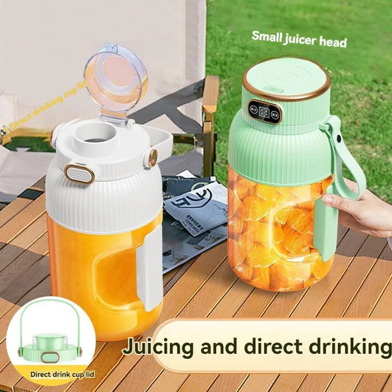 Multifunctional Portable Juicer Cup With Digital Display Fruit Mixers