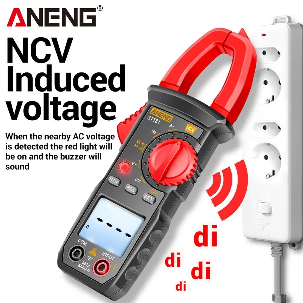 ANENG ST181 Clamp Meter 4000 Counts Current Ammeter Tester Digital