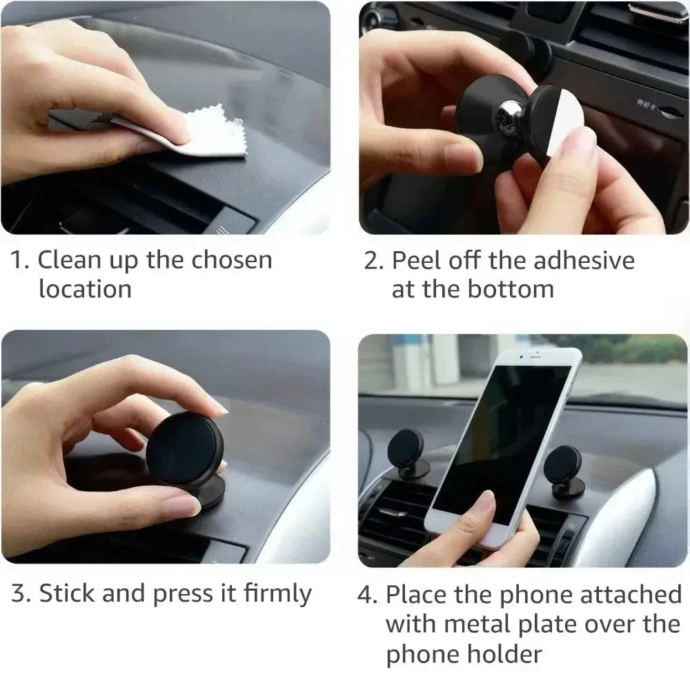 Magnetic Car Phone Holder Mount Dashboard Smartphone Mobile Stand