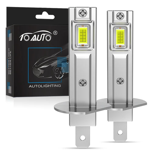 H1 LED Headlight Bulb Mini 80W 20000LM CSP for Car Headlamp Fanless