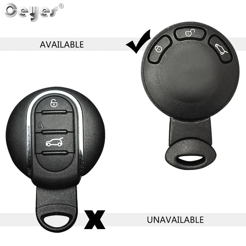 Car Aluminum Alloy Styling Key Ring Stickers Case Cover For Bmw Mini