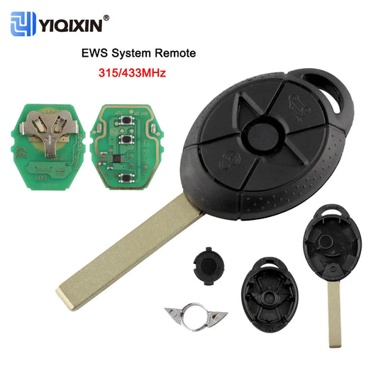 YIQIXIN 315/433Mhz Car Remote For Old BMW Mini Cooper S R50 R53 EWS
