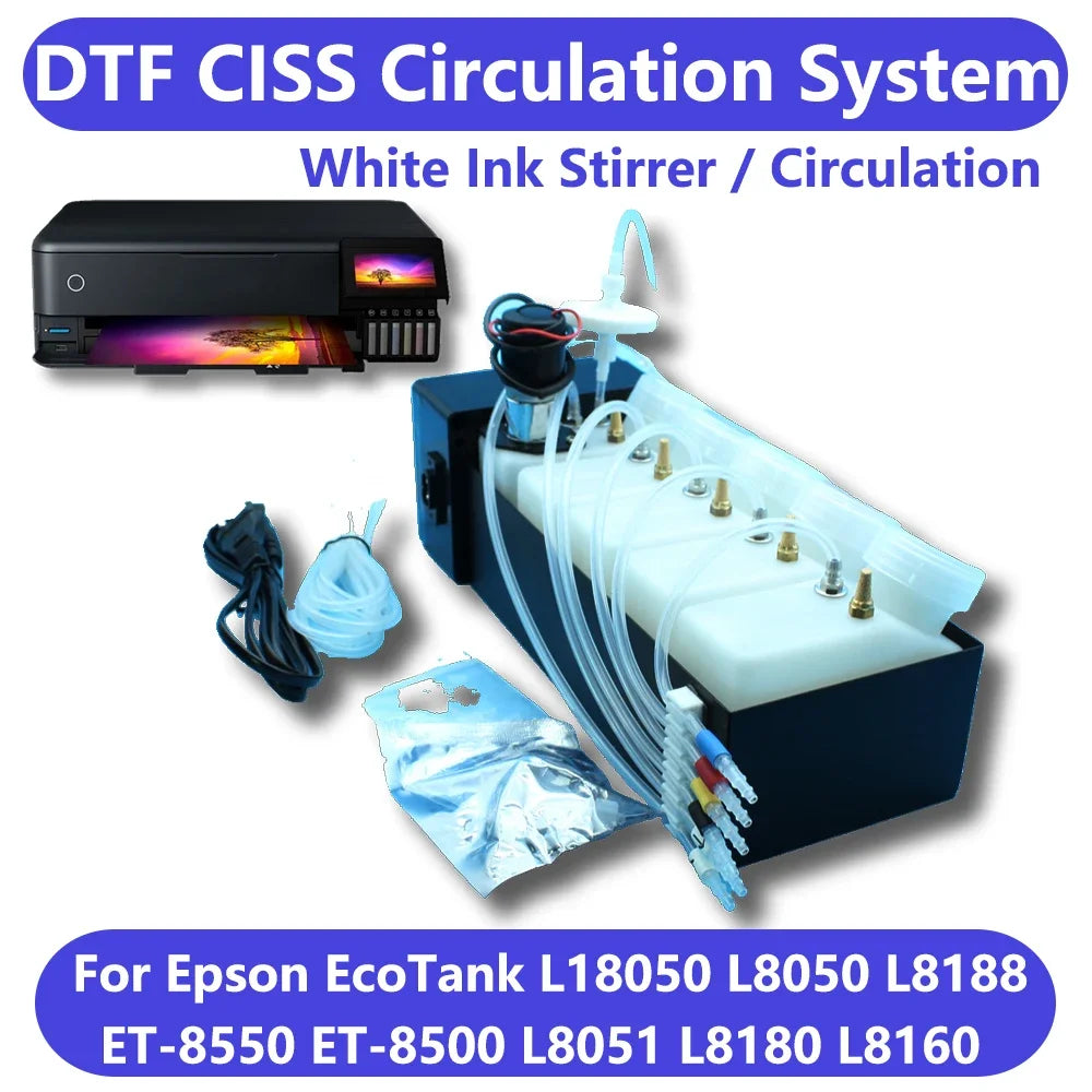 8050 L18050 L8050 DTF CISS System Modify Ink Kit For Epson Et8550