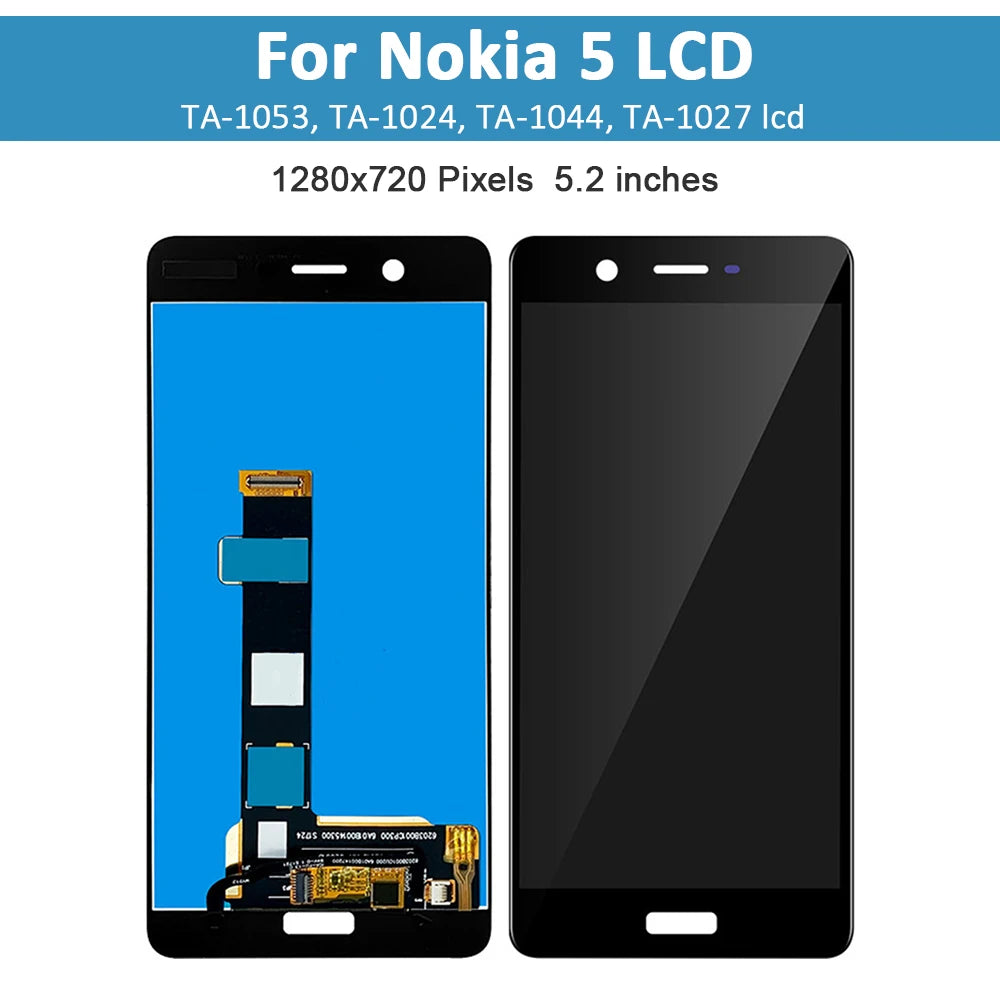 5.2" Original lcd For Nokia 5 N5 LCD Display Touch Screen Digitizer