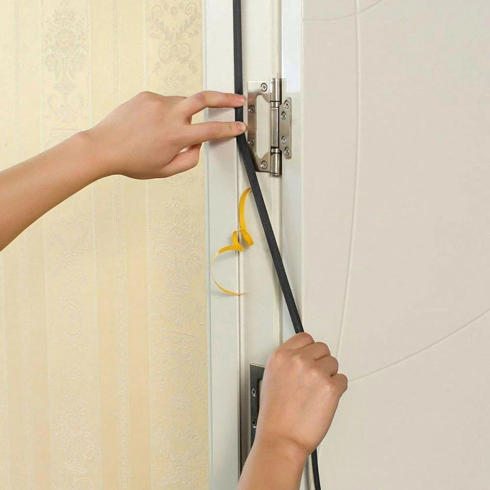 Rubber Foam Window Door Seal  Self Adhesive Windproof Tape Door Joint