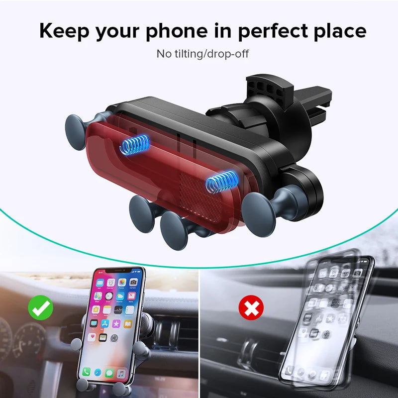 Gravity Car Phone Holder Air Vent Mount Cell Phone Holder in Car