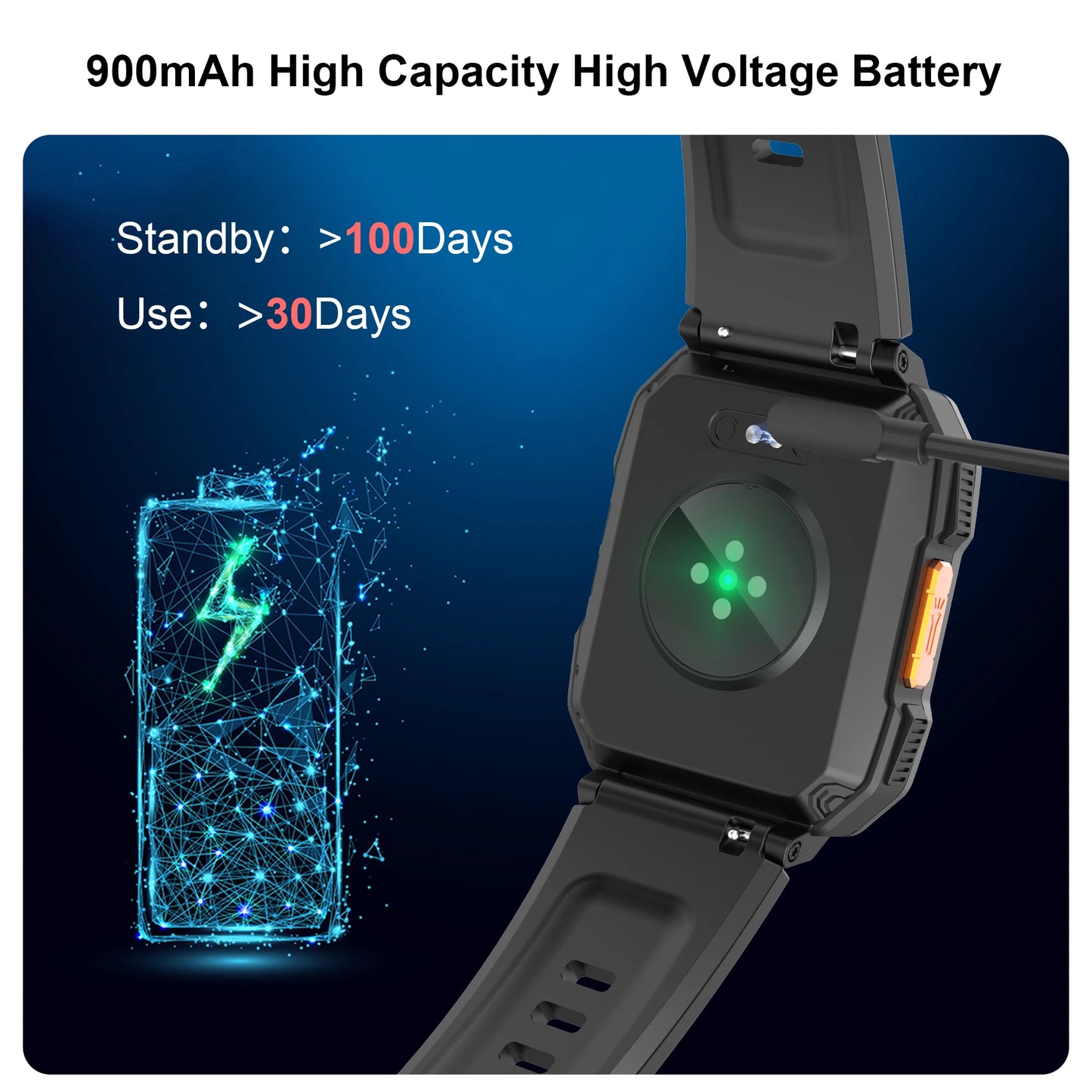 Blackview W60 Sturdy Smartwatch 2.01-inch high-definition display TFT