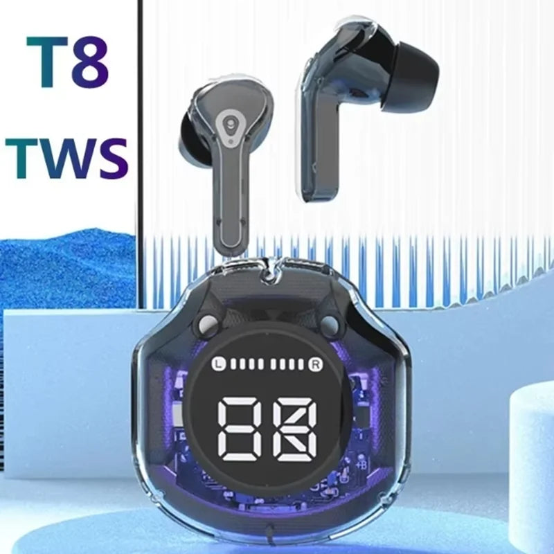 T8 TWS Wireless Bluetooth Headset Wireless Headphones Sport Gaming
