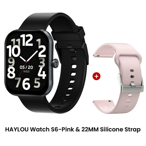 HAYLOU Watch S6 Smartwatch 2.01" HD Display Smart Watch Bluetooth
