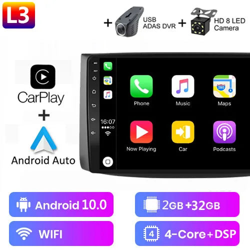 4G+64G Android10.0 For Chevrolet AVEO T250 2006 - 2012 car radio 2 din