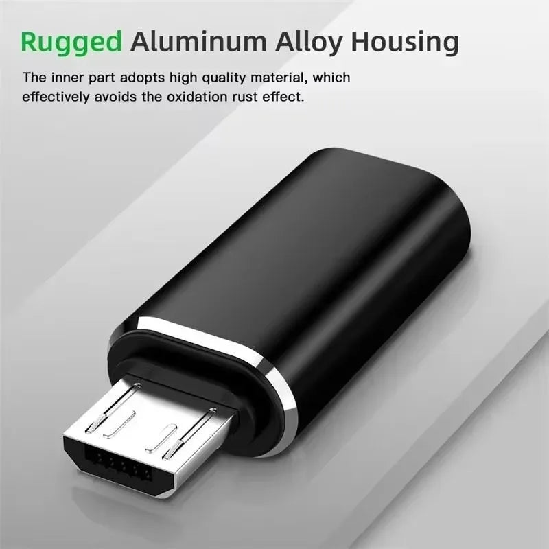 Micro USB To Type C Android Phone Adapters OTG Converter USB C Male To