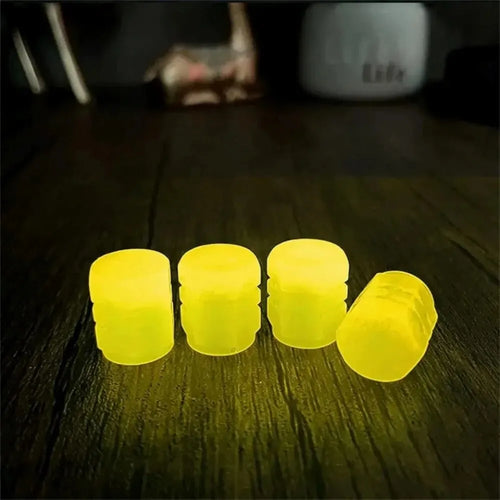 20Pcs Mini Luminous Tire Valve Caps Car Motorcycle Colorful Glowing