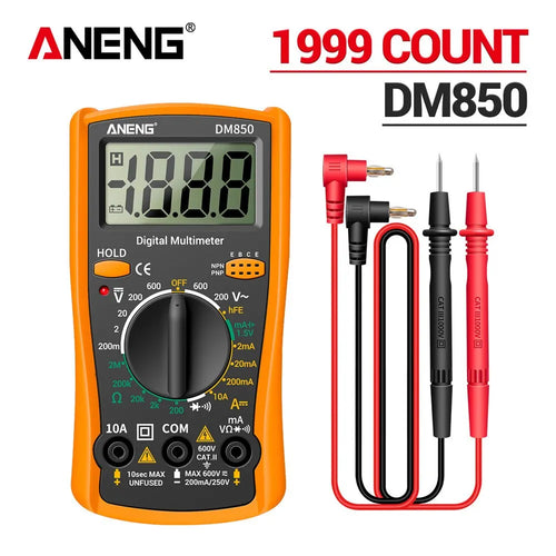 ANENG DM850 Digital Multimeter 1999 Counts Eletric Professional