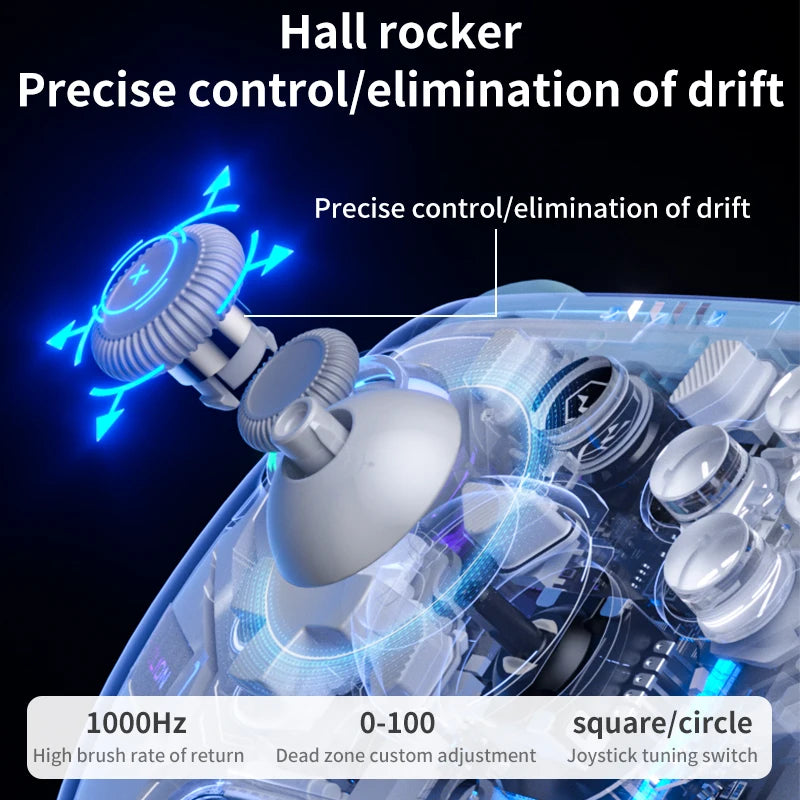 Aolion K10 RGB Wireless Gaming Controller With Charging Dock Gamepad