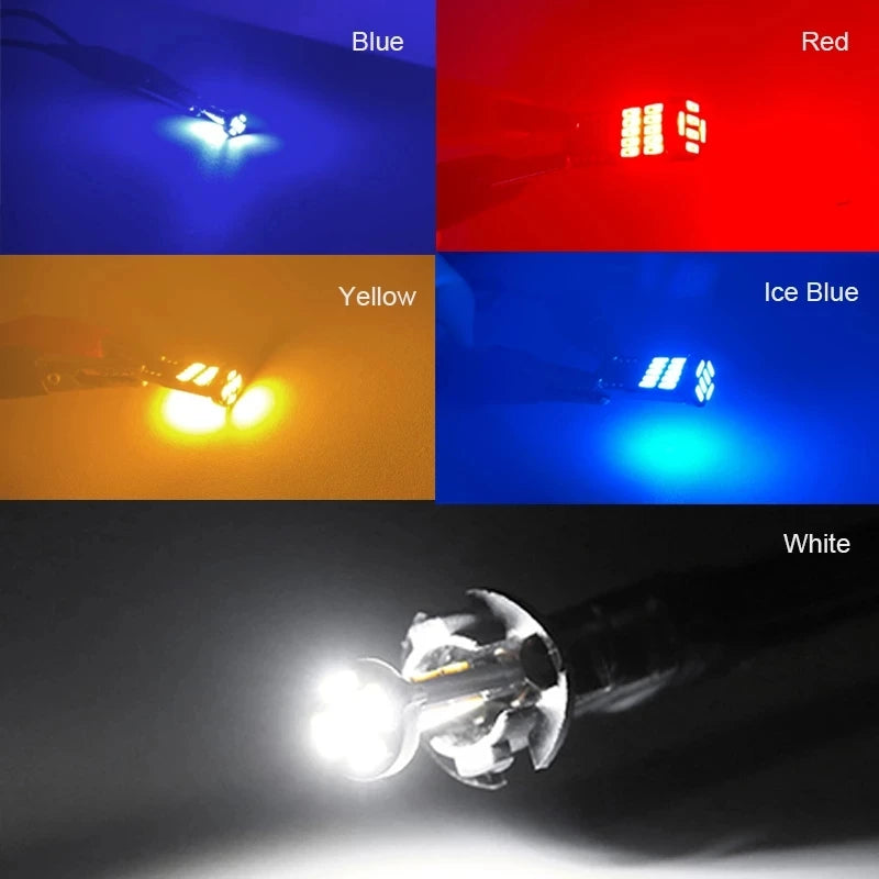 2/6/10/20/30/40/50pcs T10 W5W 194 501 Led Canbus No Error Car Interior