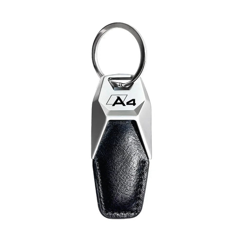Genuine Leather Zinc Alloy Keyring 4S Store Gift Car Logo Pendant