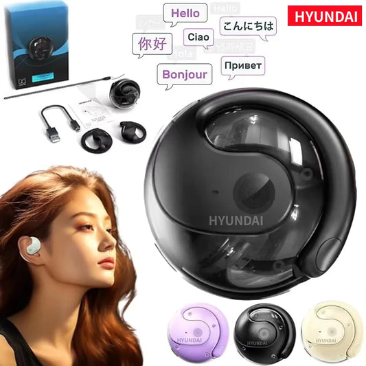 HYUNDAI HY-T26 AI Intelligent Real-time Translation Earbuds Global 75