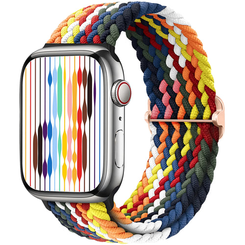 Braided Solo Loop For Apple watch band 45mm 44mm 40mm 49mm 38 41mm