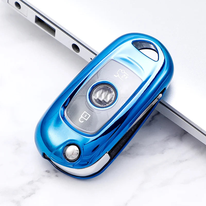 TPU Car Key Cover for Opel Vauxhall Astra K Corsa E for Buick VERANO