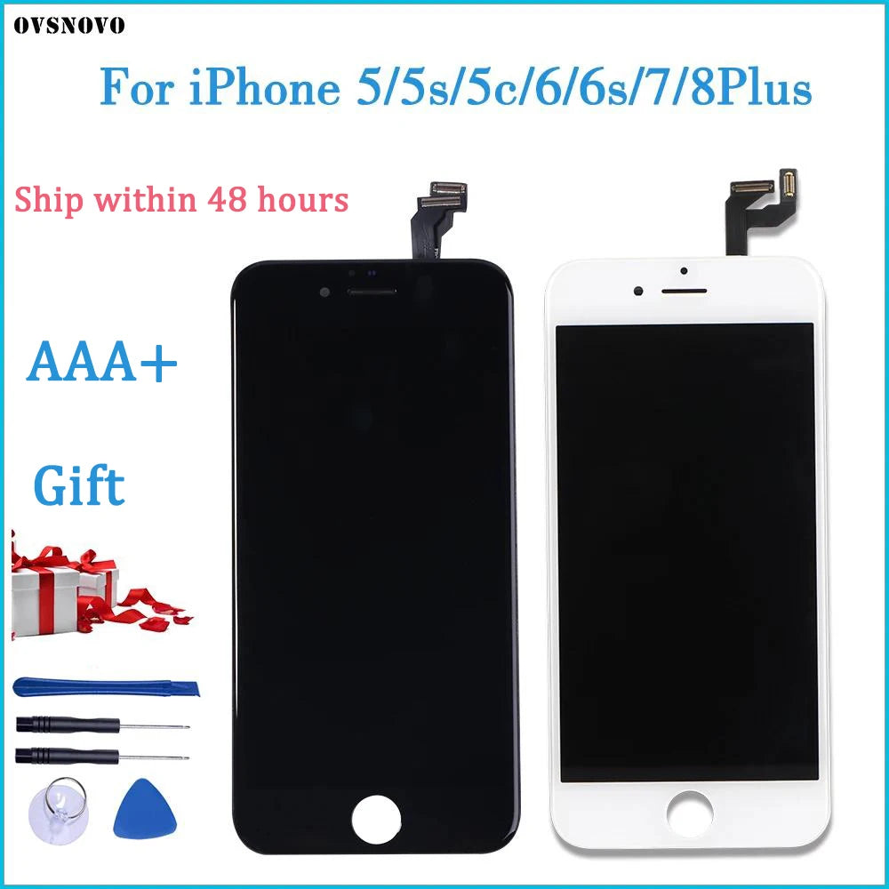 AAA+++ Quality For iPhone 5 5s 5c 6 7 LCD Display Touch Screen For 6s