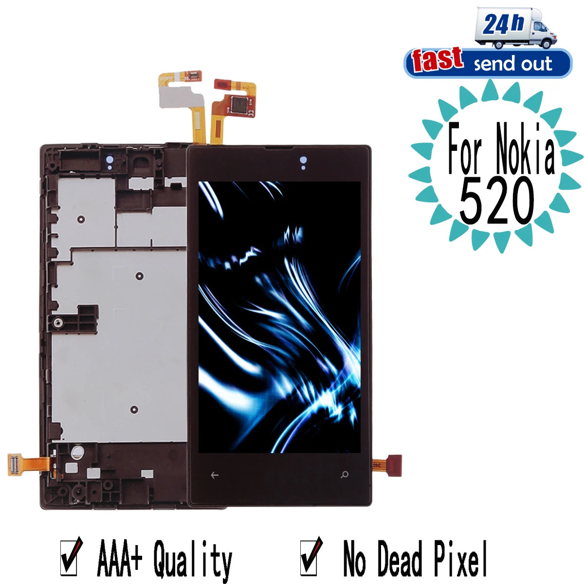 520 LCD For Nokia Lumia 520 LCD Display Touch Screen Digitizer