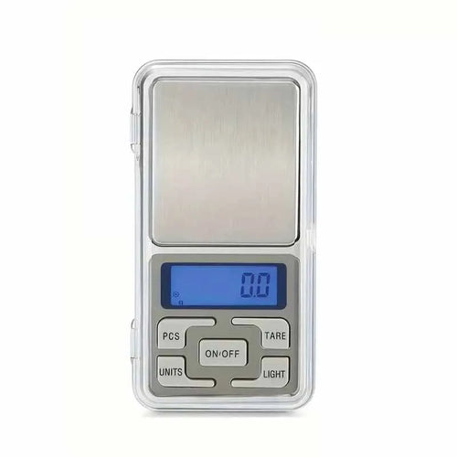 500g/0.01g Electronic Jewelry Scale Stainless Steel Mini Pocket Scale