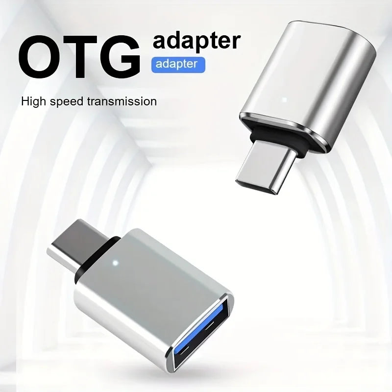 LED USB 3.0 To Type C Adapter OTG To USB C USB-A To Micro USB Type-C