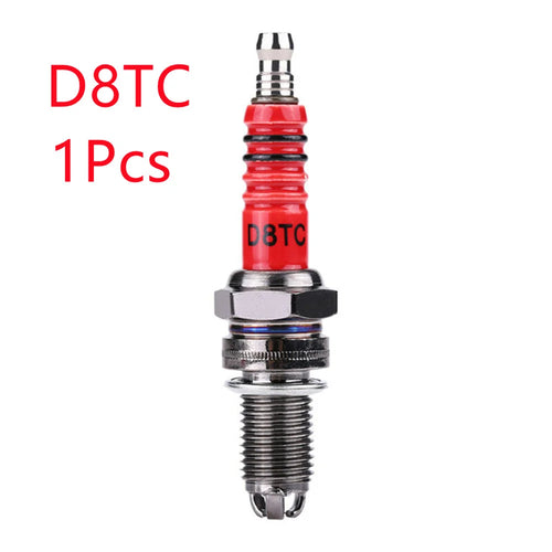 1/2Pcs Racing Spark Plug 3 Triple Electrode A7TC D8TC For GY6 CG 50 70