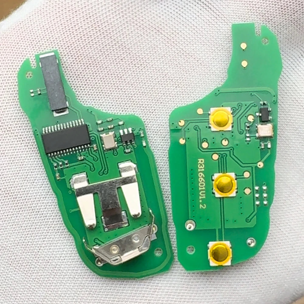 4A Chip For Peugeot 308 4008 Citroen C3 C5 C6 Flip Remote Folding Car