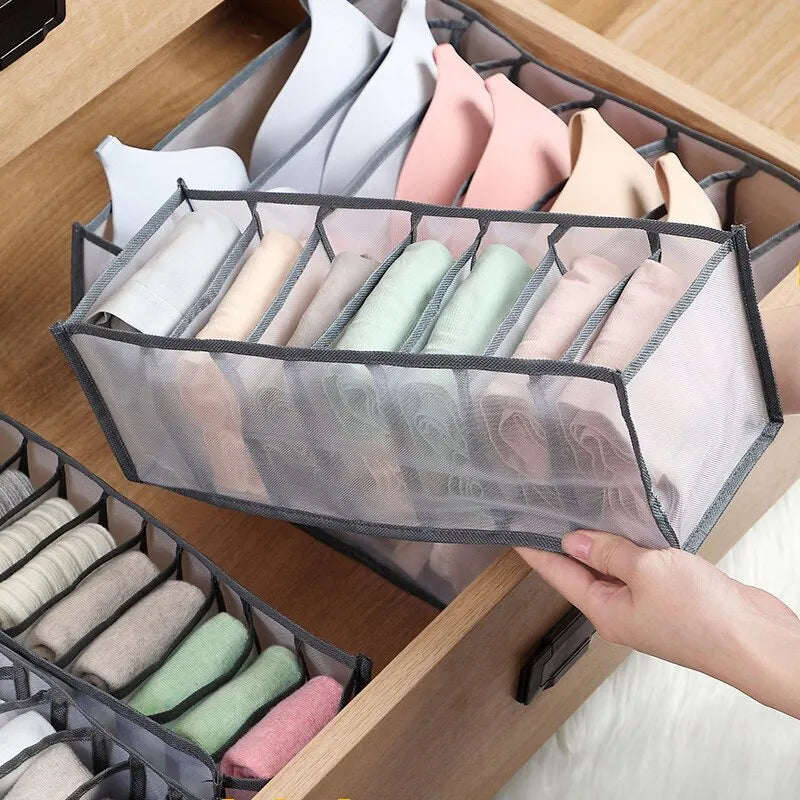 6/7/11 Foldable Underwear Underwear Socks Organizer With Dividers