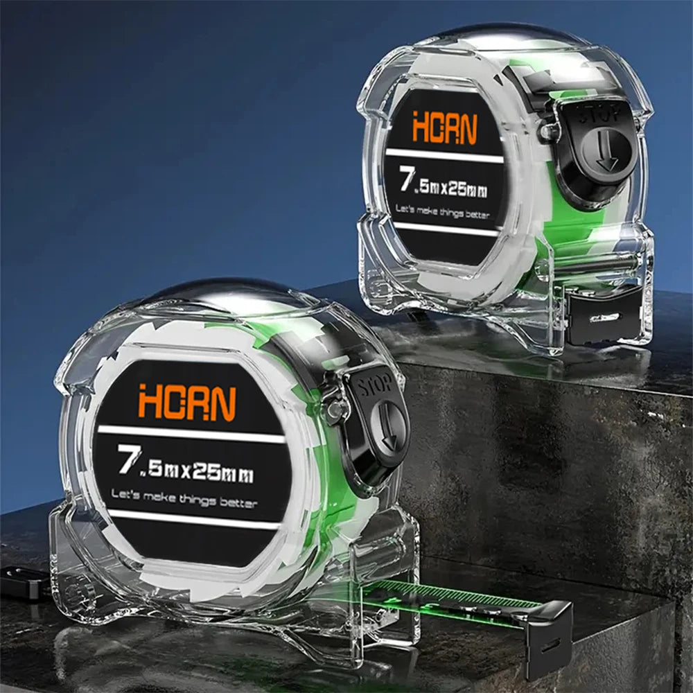 Clearance_3/5/7.5/10M Self-Locking Tape Measure Fluorescent Tape