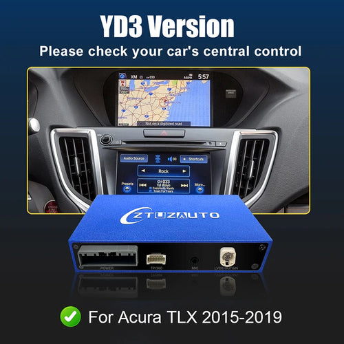 Car Ai Box Wireless Apple Carplay Android Auto For Acura YD3 MDX RDX