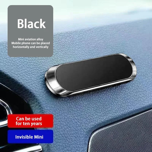 Magnetic Car Phone Holder Rotatable 360°Mini Strip Shape Stand For