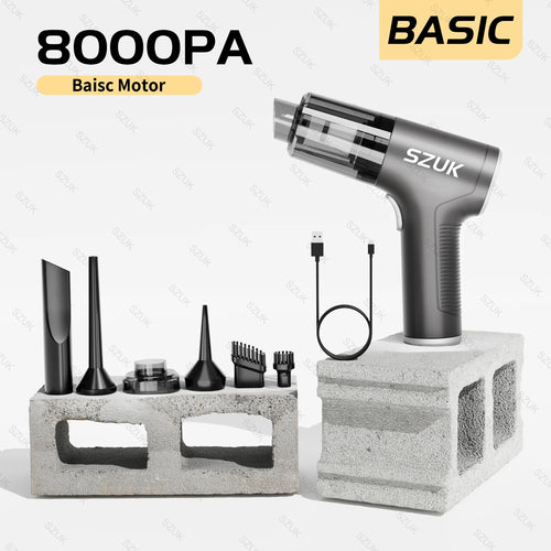 Mini Car Vacuum Cleaner Portable Wireless Handheld Cleaner for Home