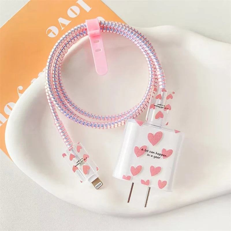 3D Gradient Color Soft Silicone Charger Case for Iphone 14 13 Pro 18w