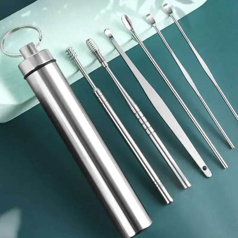 Ear Pick Six-piece Set Ear Cleaning Ear Picking Earpick Convenient