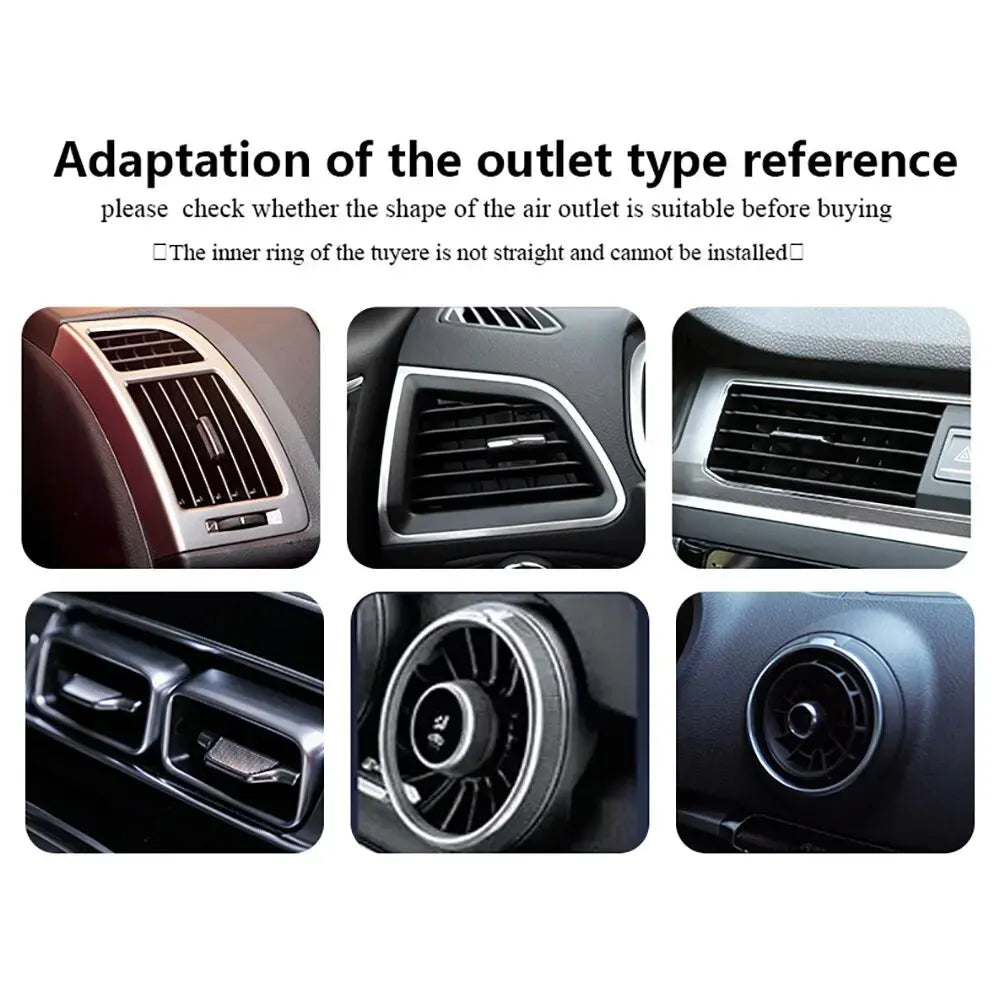 10Pcs 20cm Car Air Conditioner Outlet Decorative U Shape Moulding Trim