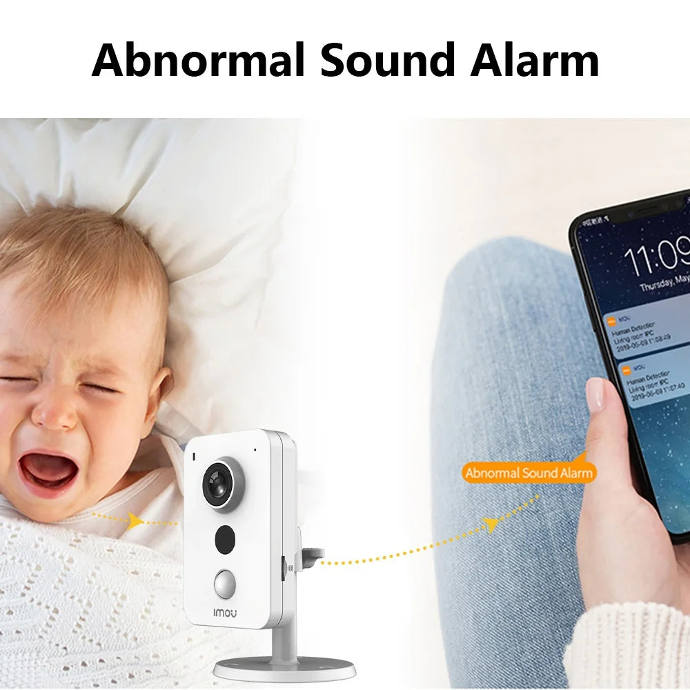 IMOU Cube 4MP WiFi IP Camera H.265 PIR Two-Way Talk Abnormal Sound