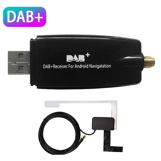 Car DAB+ Digital Radio Box DAB+ Receiver Antenna Aerial USB Interface