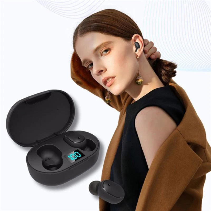 TWS Wireless Headphones Bluetooth Earphone Control Sport Headset