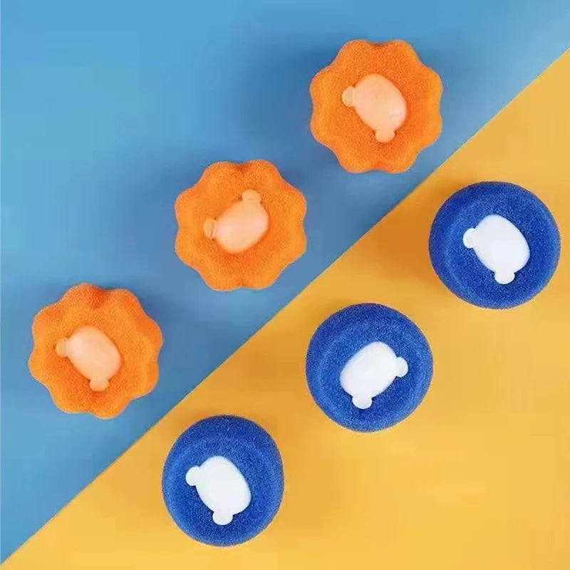 The pet hair remover can wash the cleaning tool of the clothes